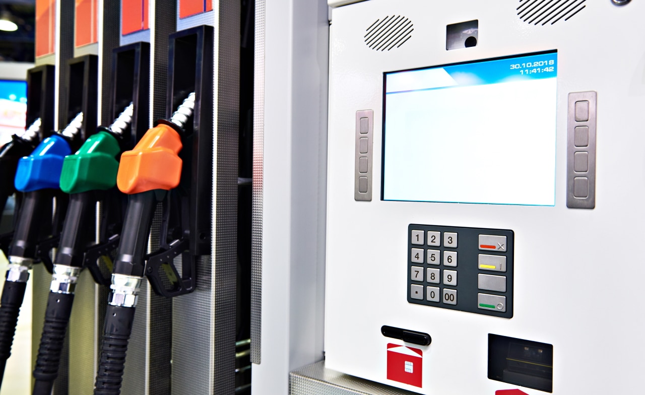 Fuel payment by card