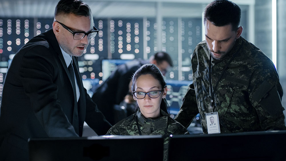 government army control center office