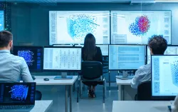 3 AI experts viewing neural networks