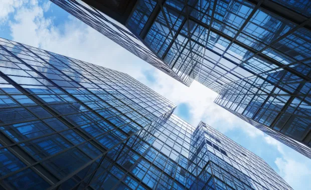 Two buildings side by side