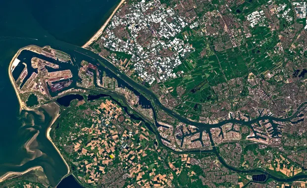view of earth from space