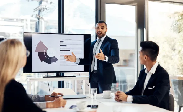 Engineers discussing systems integration