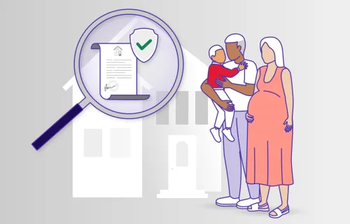 Illustration de la protection de l'assurance familiale et habitation