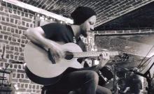 Maxime playing music